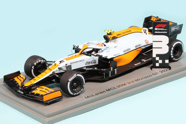 ブラーゴ 1/43 マクラーレン MCL38 モナコGP 2024 L.ノリス BUR38214NS