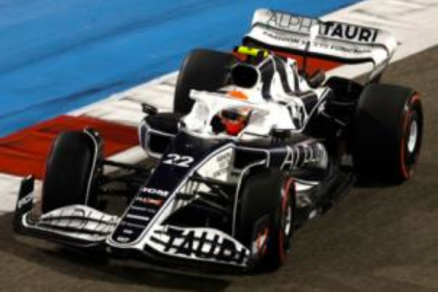 スパーク 1/43 アルファ タウリ AT02 バーレーンGP 2021 9th 角田裕毅