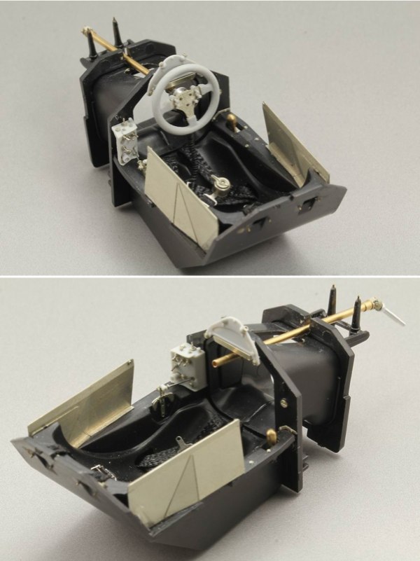 トップスタジオ 1/20 マクラーレン MP4/6 コックピット ディティール