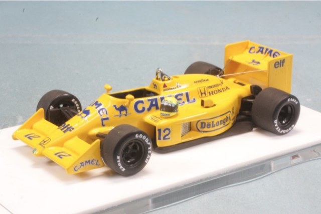 スパーク 1/43 ロータス 97T ベルギーGP 1985 A.セナ ノードライバー