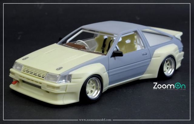 ZoomOn 1/24 トランスキット パンデム トヨタ AE86 レビン TRD N2