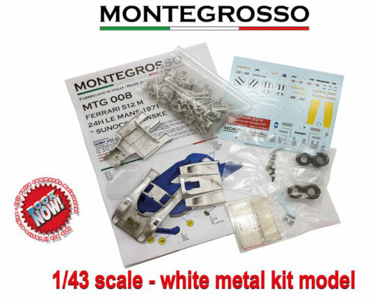 タメオ 1/43 メタルキット フェラーリ 512S ルマン 1971 No.11