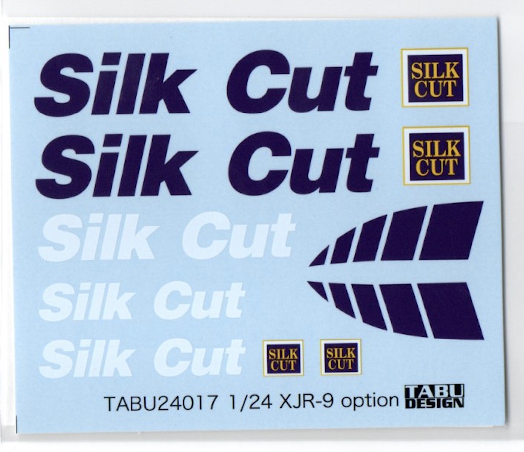 タブデザイン 1/24 ジャガー XJR-9 シルクカット タバコデカール