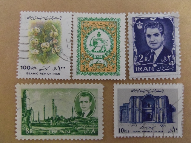 レア！】イランの古切手 使用済み （イラン革命前） ZA062-B