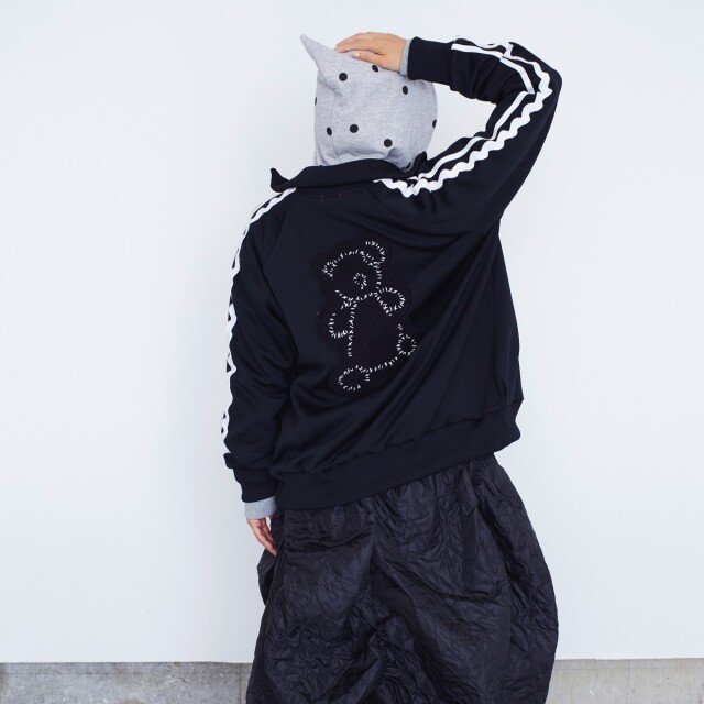 frankygrow】25FWOT-120 KUMA EMBROIDERY PATCH TRACK JACKET
