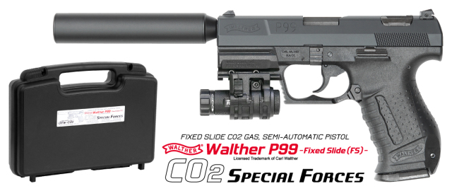 マルゼン ワルサー P99FS（フィクスドスライド） CO2 スペシャルフォース