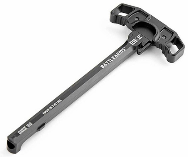 実物】BAD RACK AR15 チャージングハンドル BK