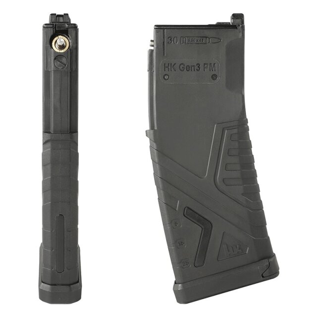 GHK CO2マガジン HK Gen3 PMスタイル HK416 AR M4用 スペアマガジン 30