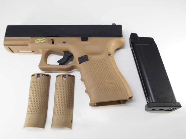 WE G19 Gen.4 GBB TAN （グロック19 ガスブローバックガンシリーズ）