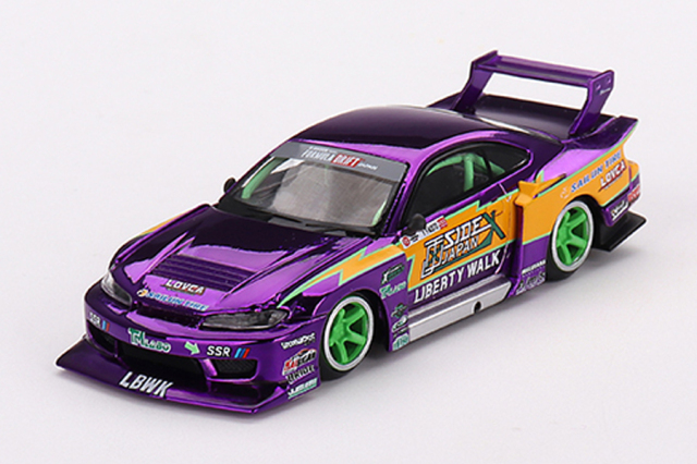 MINI GT 1/64 Nissan シルビア(S15) LB-Super Silhouette #555 2022