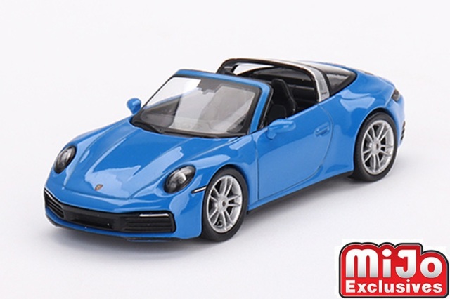 MINI GT 1/64 ポルシェ 911 タルガ 4S シャークブルー(左ハンドル