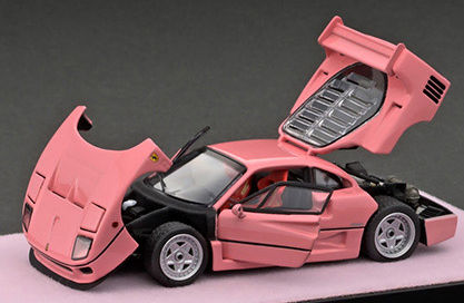 PGM 1/64 フェラーリ F40 （ピンク）