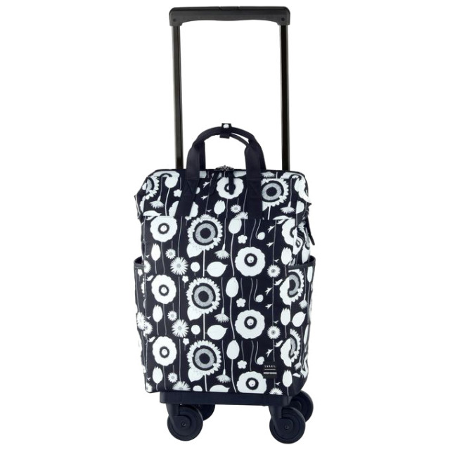 D-559 中原淳一コラボII キャリー (L21) ブラック×ホワイト <4輪