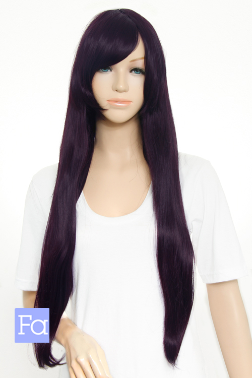 ディープバイオレット】ロングストレート【ウィッグ】【高品質コスプレ
