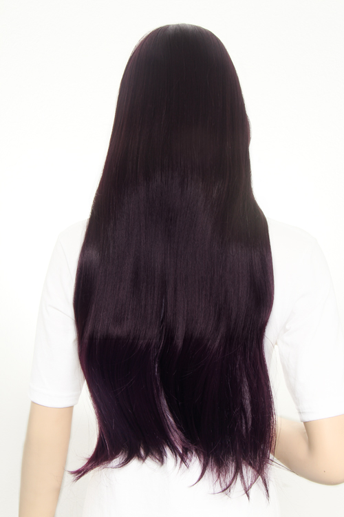 ディープバイオレット】ロングストレート【ウィッグ】【高品質コスプレ