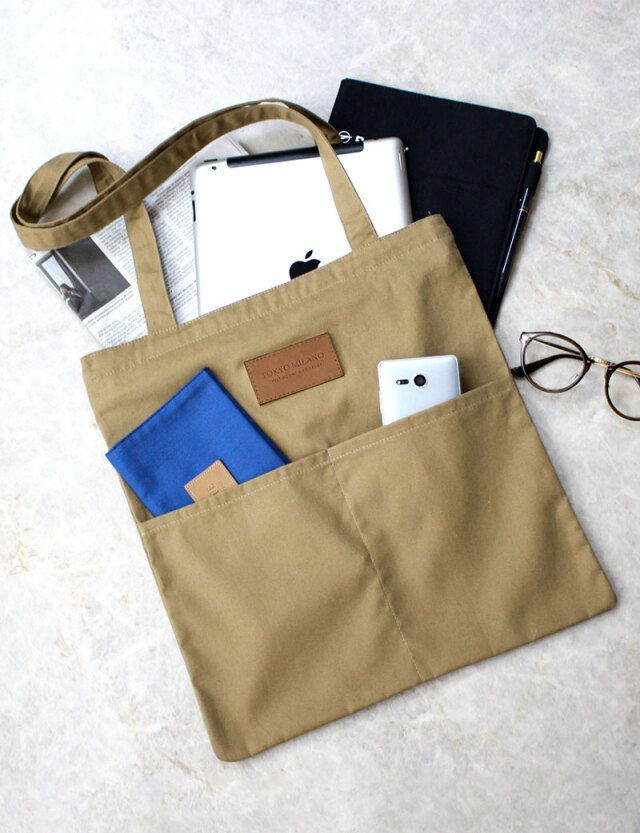 クレンゼ 抗菌・抗ウイルス素材 トートバッグ A4サイズ対応