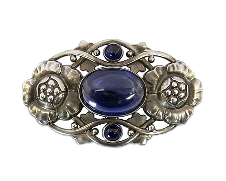 ジョージ ジェンセン] ヴィンテージ ブローチ ＃89 （シンセティック