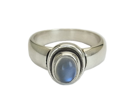 ジョージ ジェンセン] リング ＃46C （ムーンストーン)