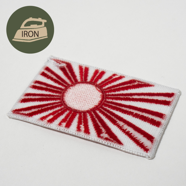 軍艦旗(ワッペン)6×9cm