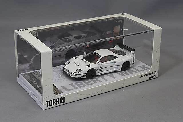 Top Art 1/64 LBWK F40 ホワイト