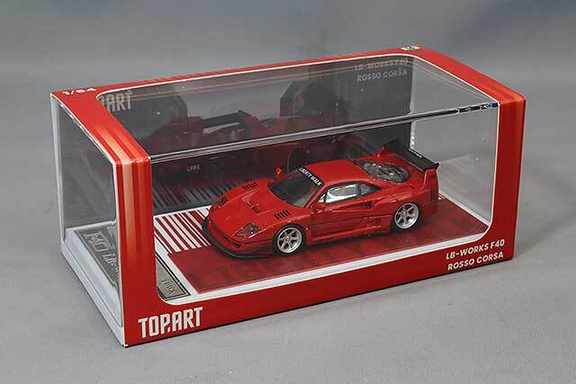 Top Art 1/64 LBWK F40 レッド