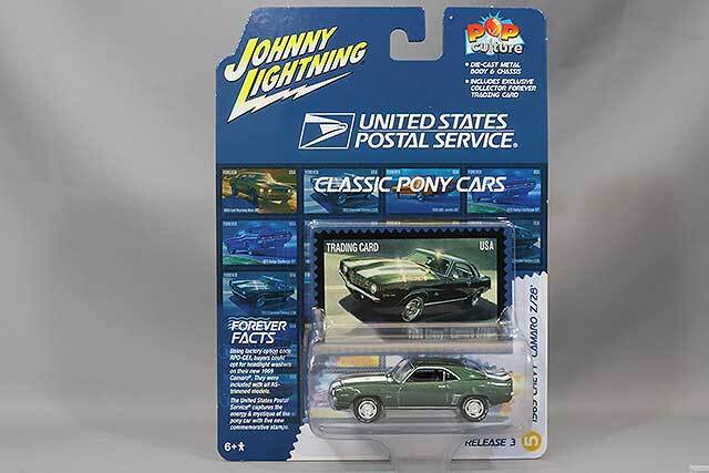 ジョニーライトニング 1/64 USPS 1969 シェビー カマロ Z28 フォレスト