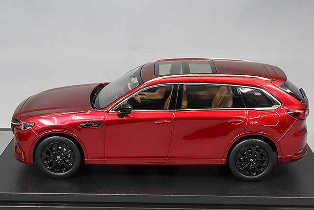 ハイストーリー 1/43 マツダ CX-80 2024 ソウルレッドクリスタルメタリック