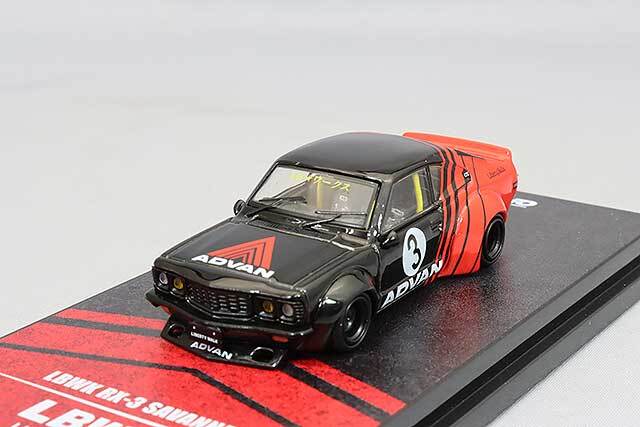 イノモデル 1/64 マツダ RX3 サバンナ LB-WORKS 