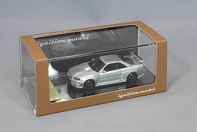 イグニッションモデル 1/64 ニスモ R34 GT-R Z-tune シルバー/ニスモ