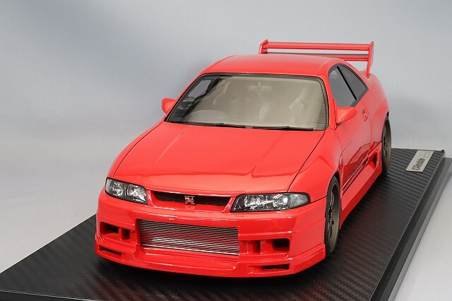 イグニッションモデル 1/18 GReddy GT-R (BCNR33) レッドメタリック