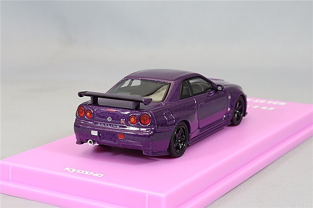 京商 1/64 ニスモ R34 GT-R Z-tune パープル LED搭載 MOTN対応