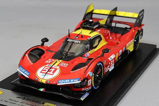 ルックスマート 1/43 フェラーリ 499P AF Corse 2024 ルマン24H 3位