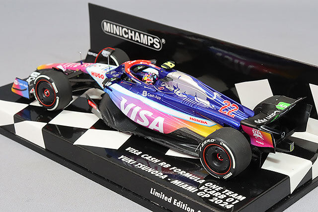 ミニチャンプス 1/43 ビザ キャッシュ RB F1 チーム VCARB 01 2024