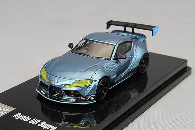 POP RACE 1/64 パンデム GR スープラ メタリックブルー