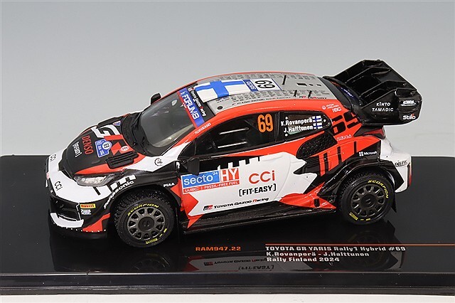 イクソ 1/43 トヨタ GR ヤリス ラリー1 ハイブリッド 2024 ラリー