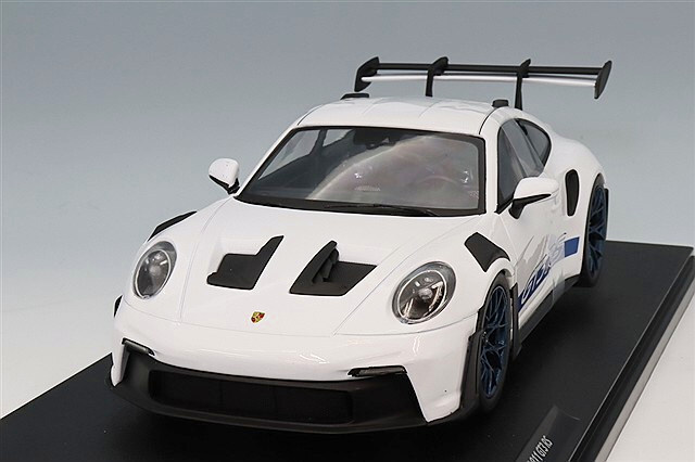 ソリド 1/18 ポルシェ 911 992 GT3 RS 2024 ホワイト/ブルーストライプ