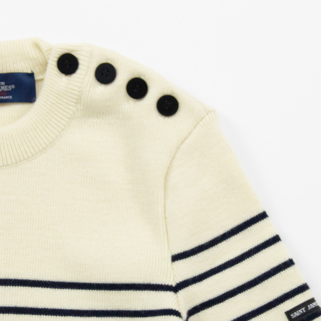 メンズマリンセーター BINIC II［生成り/マリン］：セントジェームス