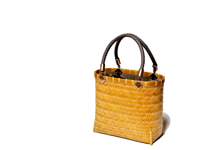 やたら編みかごバッグS/ミニバッグ/竹かごバッグ/カゴバッグ/竹バッグ