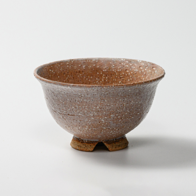 萩焼(伝統的工芸品)飯碗大鬼萩朝顔