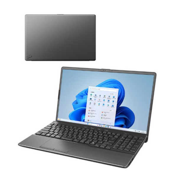 富士通 LIFEBOOK WAA/J2 ノートPC FMVWJ2AA52 Win11Home WPSOffice付き