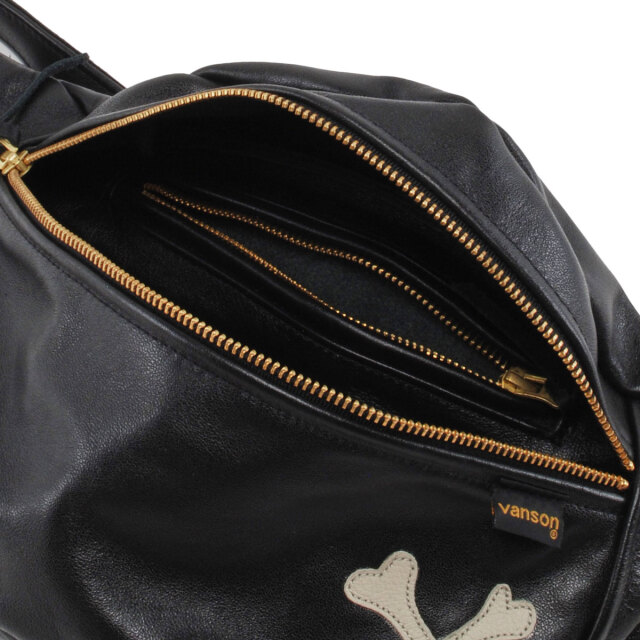 VANSON】(バンソン) ニューファニーパック with クロスボーン