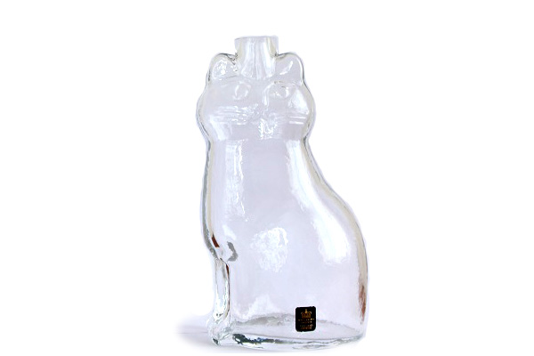 Royal Krona 猫ボトル by Lisa Larson