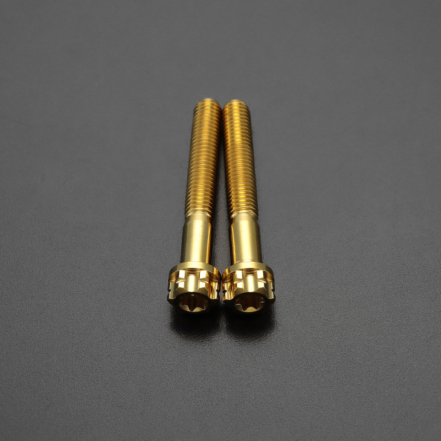 Z900RS 64チタン スロットルケース用 ボルトセット Type2 ゴールド