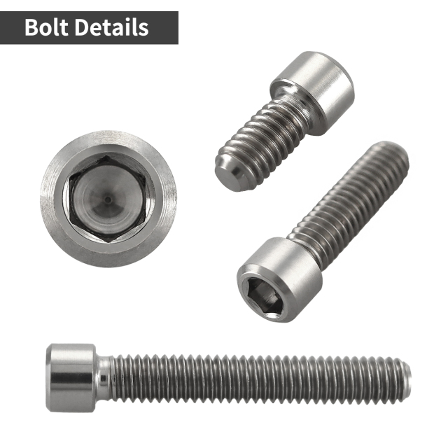 チタンボルト 六角穴付き キャップボルト ディレーラー 調整ボルト M4