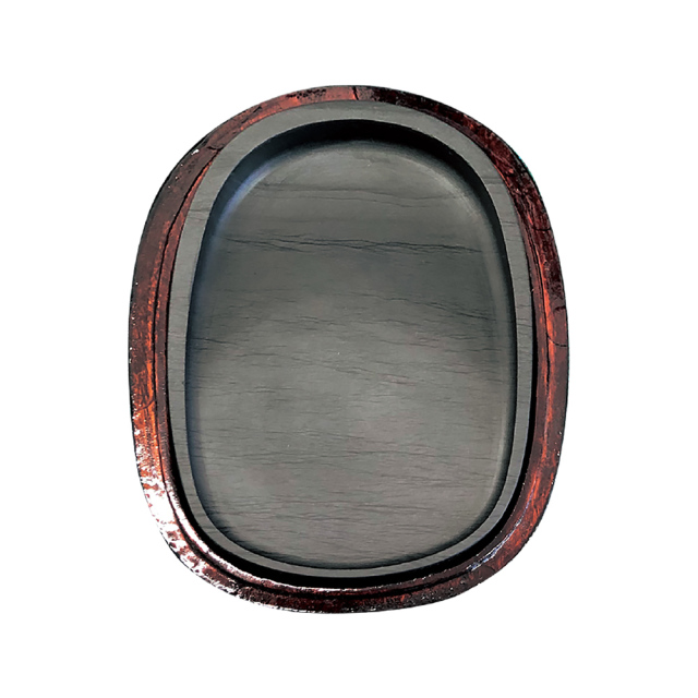 書道用品 硯 歙州硯 楕円六吋 HJ16｜書道用品通販の半紙屋e-shop