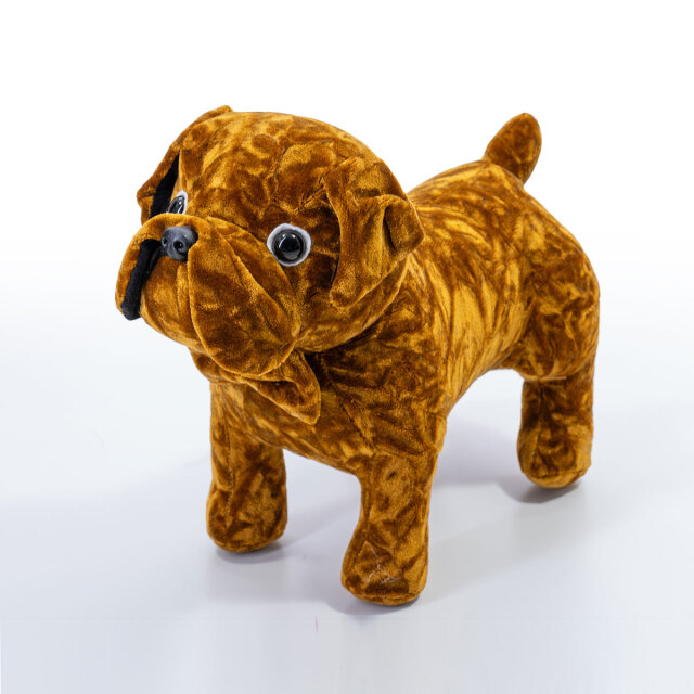 金華山 チンチラ ブルドッグ ぬいぐるみ 300mm×380mm