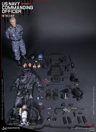 DAM】No.78050 ELITE SERIES 1/6 NAVY COMMANDING OFFICER アメリカ