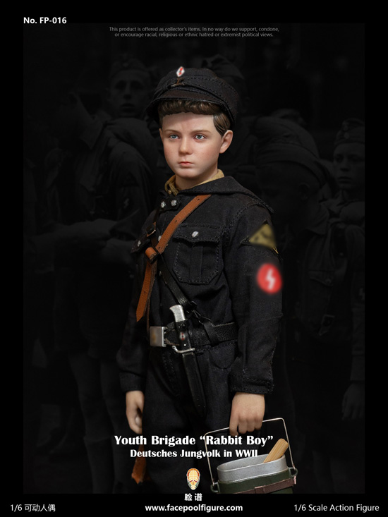 Facepoolfigure】FP016A 1/6 WW2 German Youth Brigade Rabbit Boy
