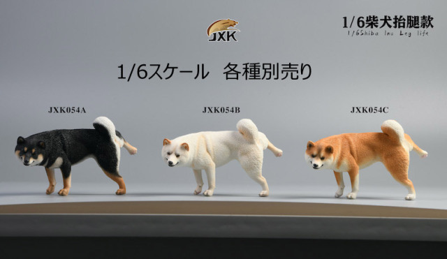 JxK.Studio】JXK054ABC shiba inu Leg Lift 1/6スケール 柴犬 イヌ