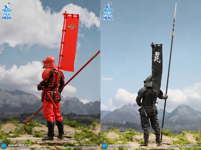 DID】XJ80016A / XJ80017A 1/12 Palm Hero Japan Sengoku Soldier